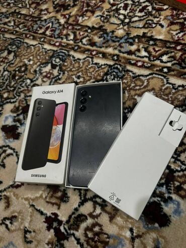 самсунг s51: Samsung Galaxy A14, Колдонулган, 128 ГБ, түсү - Кара, 2 SIM