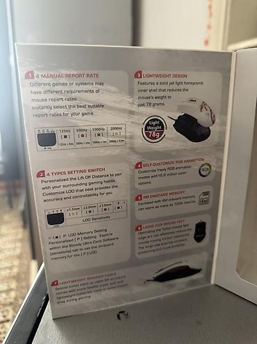 jbl микрофон: Игровая мышь Bloody L65 Max Naraka Edition (проводная) - Легкая — 3