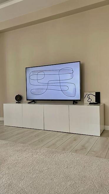study table: Тумба и подставка для телевизора, Новый, Напольная, цвет - Белый — 1