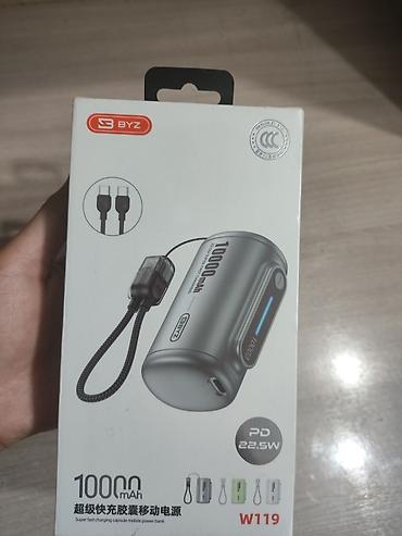 type c lightning: Портативный аккумулятор BYZ W119 - Емкость: 10 000 мА·ч - Быстрая — 2