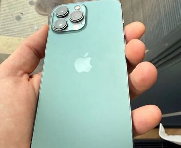накладные наушники bluetooth: IPhone 13 Pro Max, Колдонулган, 256 ГБ, Alpine Green, Заряддоочу түзүлүш, Каптама, Кабель, 87 %