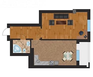 батора: 2 комнаты, 54 м², Асанбай мкр Элитка, 11 этаж, Евроремонт — 7