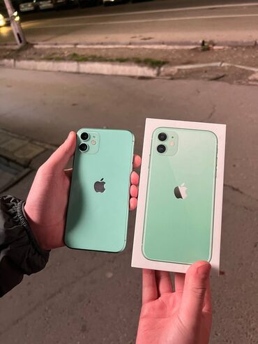 айфон 11 мини: IPhone 11, 128 ГБ, Alpine Green, Куту, 78 %