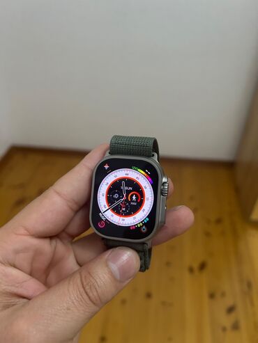 tw8 ultra watch: Yeni, Smart saat, Apple, Аnti-lost, rəng - Gümüşü