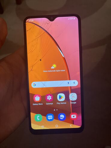 Samsung: Samsung Galaxy A20s, 32 GB, rəng - Göy, Barmaq izi, Face ID