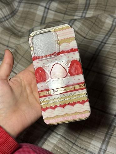 принттер: Новый чехол с клубничным тортиком на iPhone 15 Pro. Абсолютно новый — 1