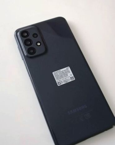 телефон а23: Samsung Galaxy A23, Б/у, 128 ГБ, цвет - Черный, 2 SIM
