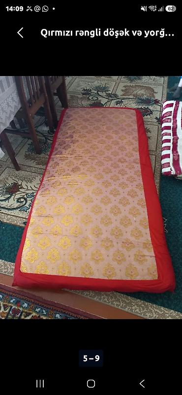 Döşəklər: Yorgan dosekler var. kirayede qalanlarcin ideal variant. qiymet — 1
