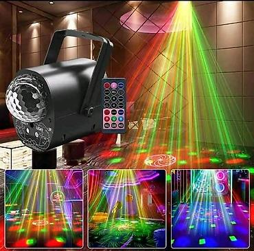 calvin klein sat: Disko kugla, 3-u-1 disko svetlo za žurke, LED svetlo za žurke, 3 W RGB — 1