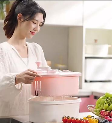 куханый: Аппарат для мытья фруктов Bosheng Fruit. Ручная мойка с отсеком для — 4