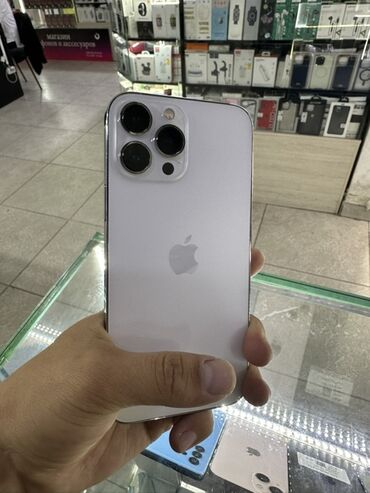 микрофон для студии: IPhone 13 Pro Max, Колдонулган, 128 ГБ, Күмүш, Коргоочу айнек, Каптама