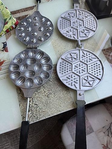 Şirniyyat qəlibləri, rəng - Gümüşü, Metal, Oval