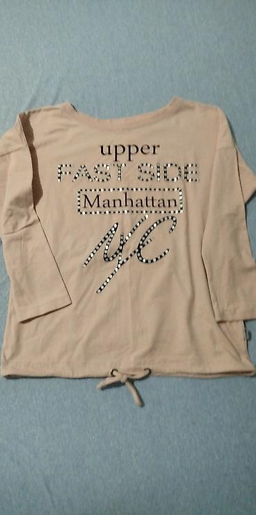 Kompleti: Komplet – tunika i pantalone u fuksija roze boji sa belim obrubom - — 10