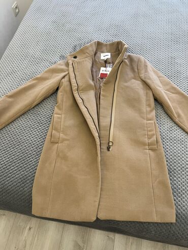 пальто бежевый: Пальто Koton размер 38 М новое с этикеткой