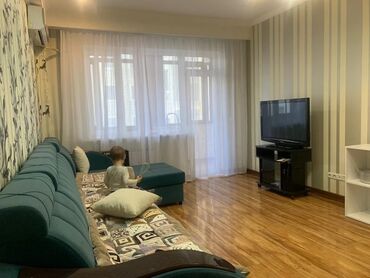 двухкомнатная квартира долгосрочная бишкек аренда: 2 бөлмө, Кыймылсыз мүлк агенттиги, Чогуу жашоосу жок, Толугу менен эмереги бар