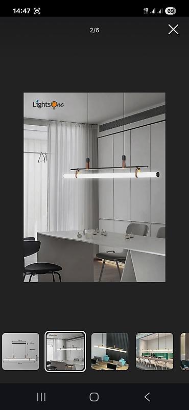 smart light: Подвесной светильник в современном минималистичном стиле. - — 4