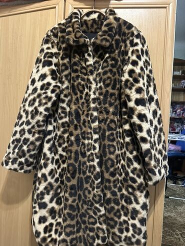 женские натуральные шубы: Шуба, Тизеден, Илбирс принт, 2XL