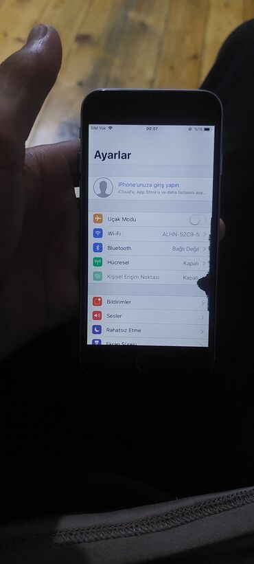 i̇pone 4: IPhone 6, 64 GB, Gümüşü, Barmaq izi