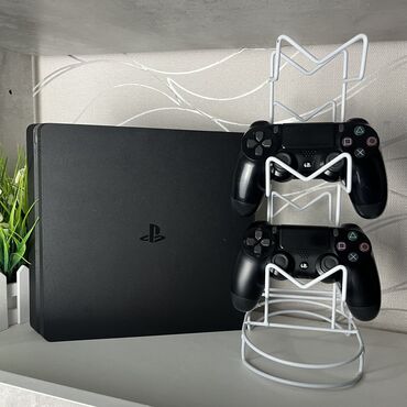 sony playstation 5 бишкек цена: Продаю PlayStation 4 Slim с 50 играми и 2 новыми геймпадами Идеальное