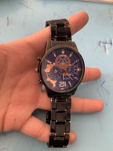 fossil часы: Мужские наручные часы с металлическим браслетом. - Корпус и браслет