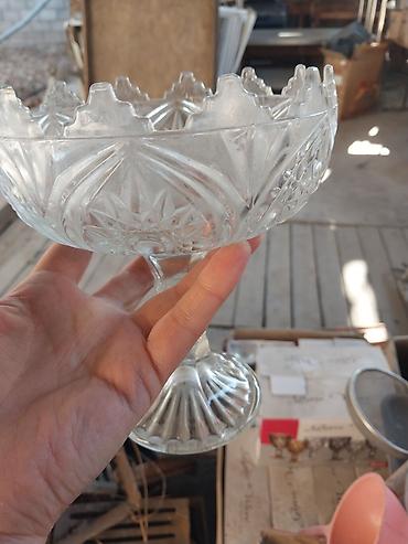 Наборы посуды: Набор столовой посуды (разнородные предметы): - Стеклянная круглая — 6