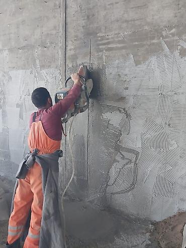 Beton işləri: Beton kəsimi və deşmə xidməti - Dəqiq ölçülü qapı-pəncərə açıqlarının — 1