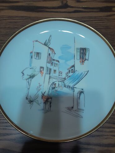 dekor güller: Декоративная тарелка Бавария