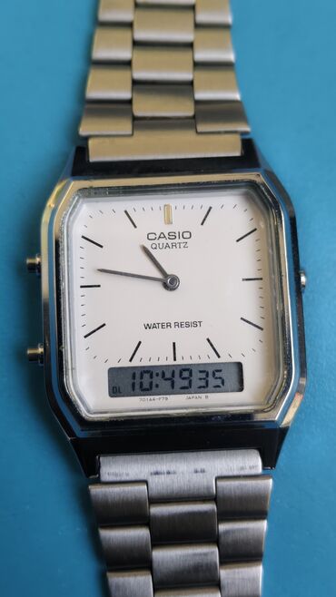 Qadın geyimləri: İşlənmiş, Qol saatı, Casio, rəng - Boz