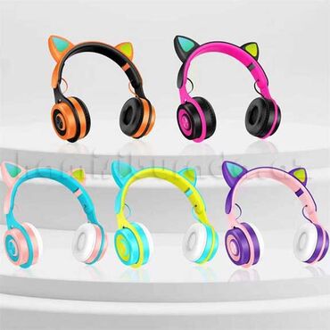 iphone 7 qulaqciq qiymeti: Uşaqlar üçün simsiz qulaqlıq Cat Ear XY-227 wireless Qoşulma