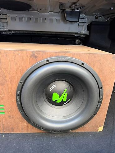 deaf bonce: Avtomobil üçün peşəkar səs sistemi komplekti - Subwoofer: Machete — 4