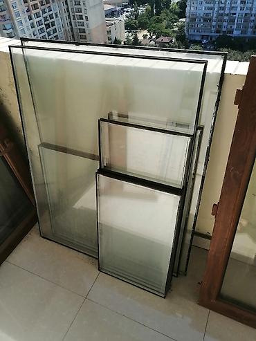 şuşe: İşlənmiş Pəncərə şüşəsi, Еni: 60 sm, Uzunluğu: 110 sm — 2