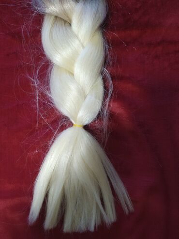 Perike i klipse: Prodajem pletenicu - rep prirodna kosa,ombre boja. rep je dugačak 60 — 2