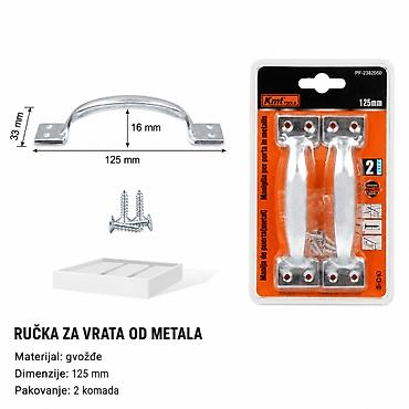 KMT vintage ručka vrata 2382050 Metalna ručka za vrata, praktična za