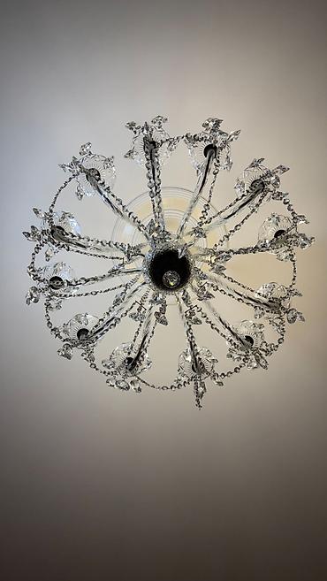 bra isiqlar: Çılçıraq, 8 lampa, Xrustal — 2