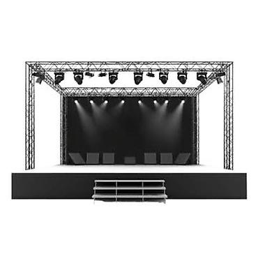 alien stage: Сцена подиум сахна Мобильная подиум‑сцена с алюминиевым фермовым — 3