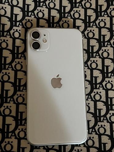 Уюлдук телефондор жана аксессуарлар: IPhone 11, Колдонулган, 128 ГБ, Ак, Коргоочу айнек, Каптама, 85 % — 1