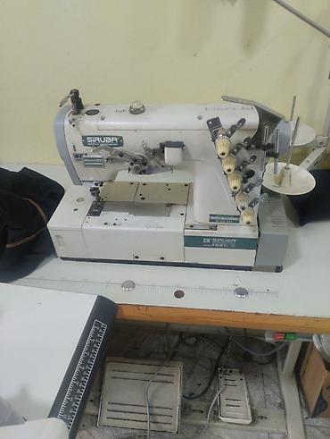 iki: Tikiş maşını Siruba, İşlənmiş,Koverlok, 3 saplı, Ünvandan götürmə — 1