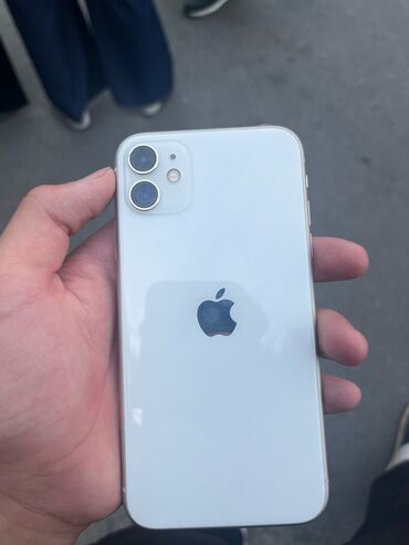 мини тв: IPhone 11, Колдонулган, 128 ГБ, Ак, 96 %