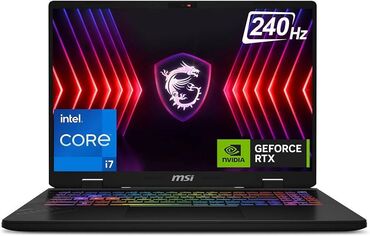 MSI: Yeni MSI, 16 ", Intel Core i7, 512 GB, Ünvandan götürmə, Pulsuz çatdırılma