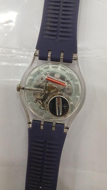 klassik saatlar: İşlənmiş, Qol saatı, Swatch, rəng - Bənövşəyi — 5