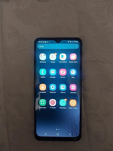 samsug a21s: Samsung Galaxy M12, 64 GB, rəng - Qara, Qırıq — 3
