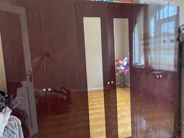 dolab şfaner: Гардеробный шкаф, Б/у, 5 дверей, Распашной, Прямой шкаф, Россия