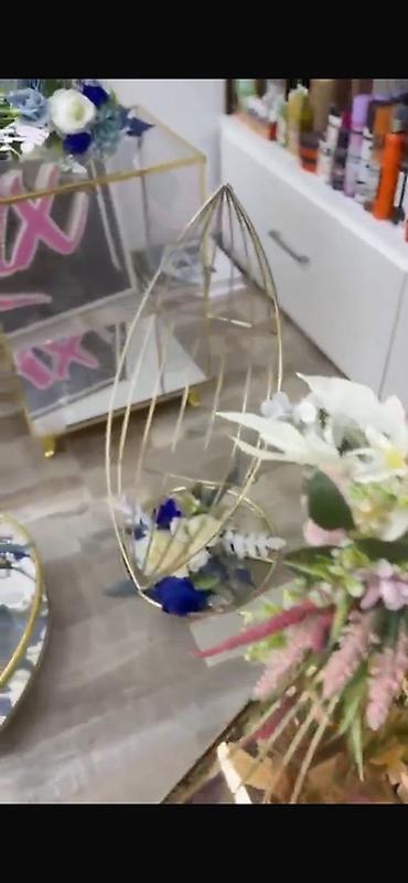 dizel saat: Xonça və nişan üçün dekorativ vitrin dəstləri - Material: güzgülü — 7