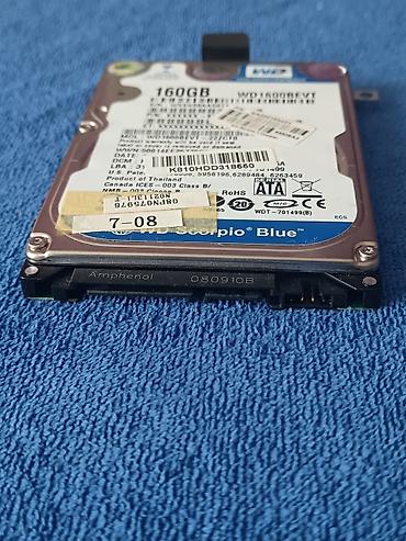 wd 3: Жесткий диск 2.5" Western Digital Scorpio Blue WD1600BEVT - Объем — 8