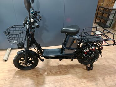 скутр электро: Электрический грузовой скутер (электробайк) с большим задним