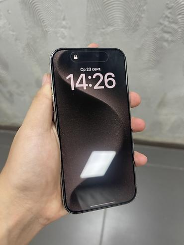 15 про новый: IPhone 15 Pro, Б/у, 512 ГБ, Natural Titanium, Чехол, 95 % — 2