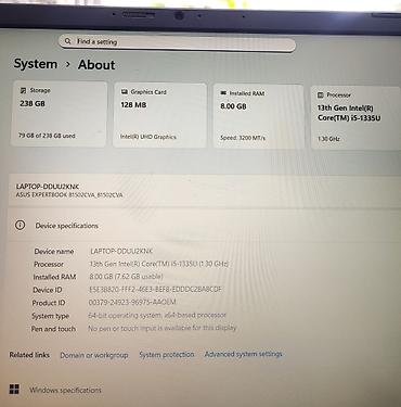 ASUS: Yeni ASUS ExpertBook, 14 ", Intel Core i5, 256 GB, Ödənişli çatdırılma, Ünvandan götürmə — 1