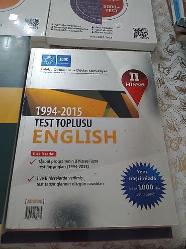 Testlər: Məntiq və ingilis dili üzrə test və sual bankları dəsti – YÖS – Genel — 2