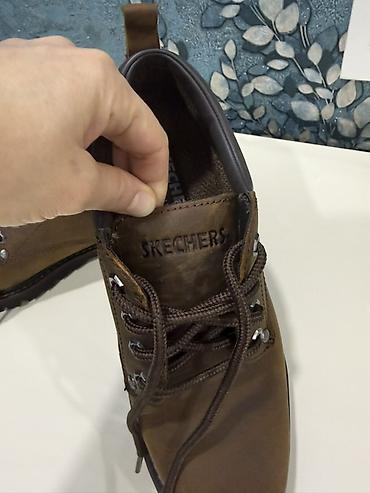 kisi kutkasi: Skechers kişilər üçün dəri ayaqqabı - Model: Skechers Leather Upper – — 2