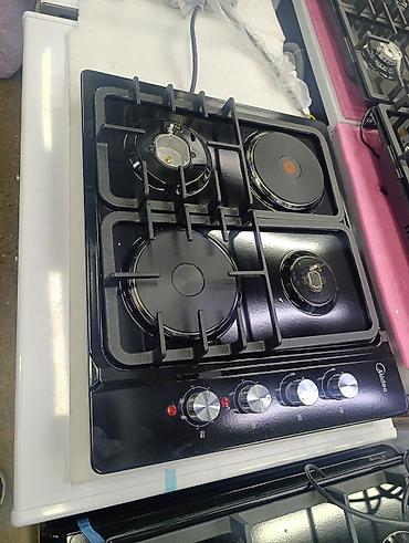 Кухонные плиты и варочные поверхности: Комбинированная плита, Midea, Новый, Встраиваемая, Механическая, Полная оплата — 2